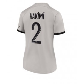 Damen Fußballbekleidung Paris Saint-Germain Achraf Hakimi #2 Auswärtstrikot 2022-23 Kurzarm